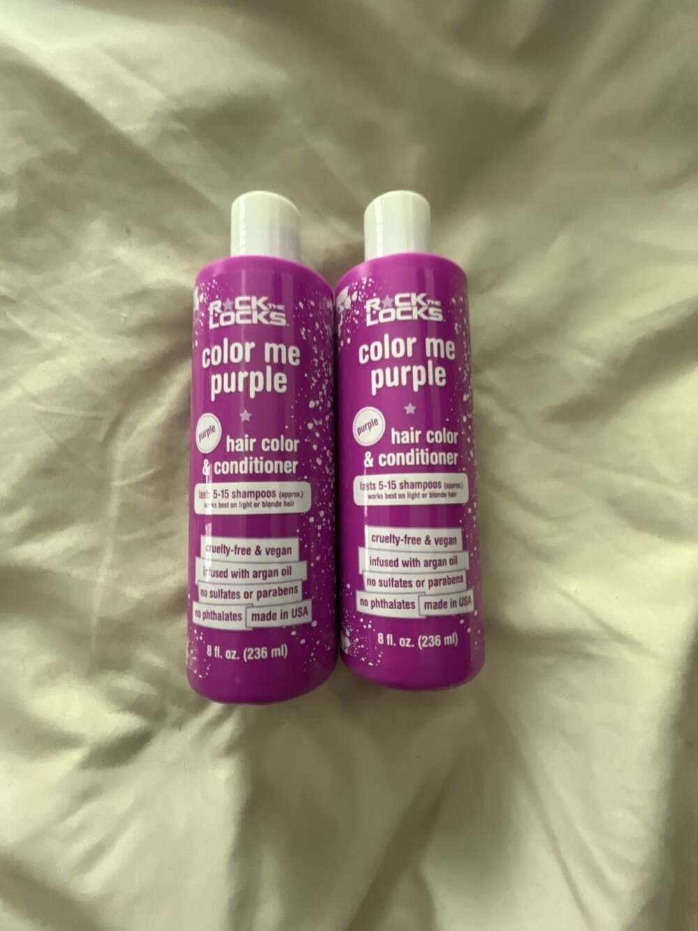 Rock the Locks Color Me Purple Hair Color & Conditioner 8 oz